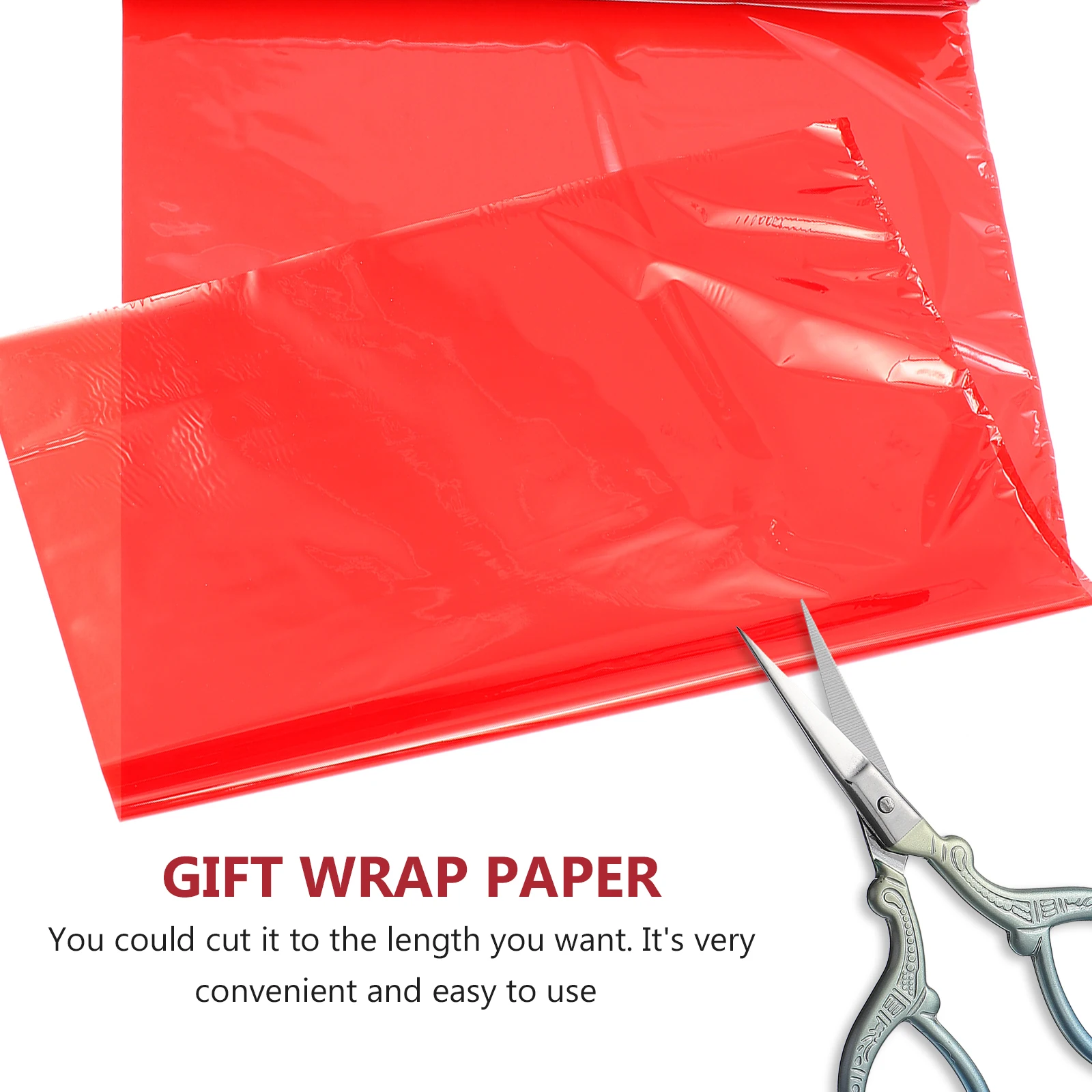 Colored Cellophane Paper 40cm Width OPP Material Gift Wrapping Flowers Baskets Food Items High Density Odorless Decorative Paper