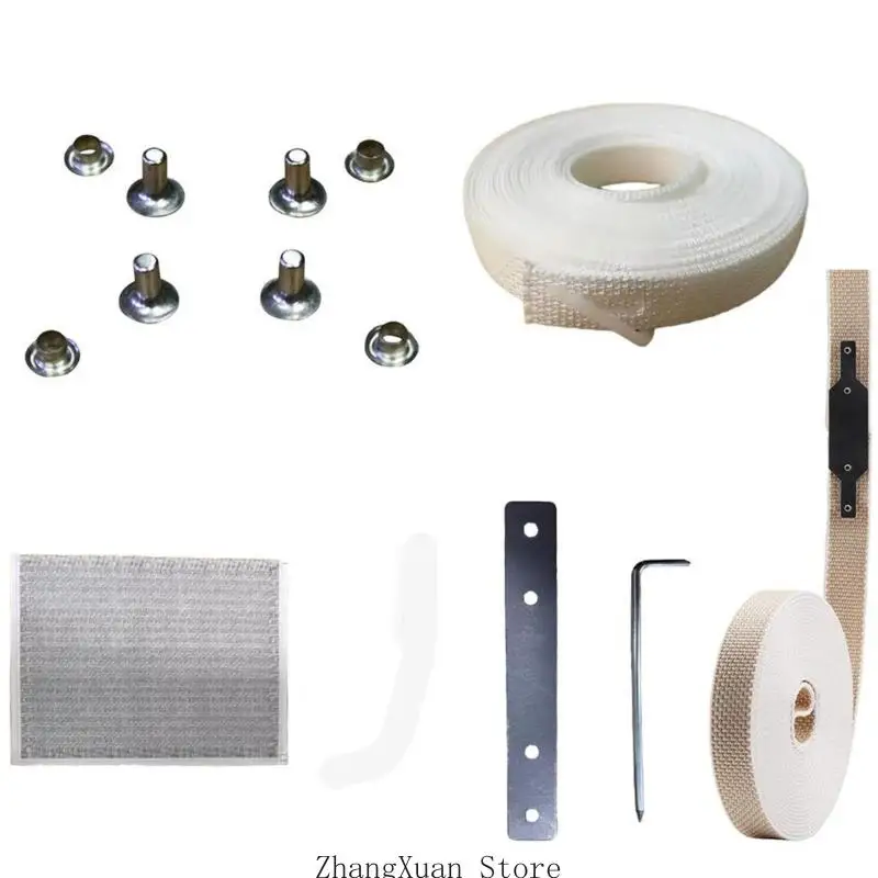 Shade Maintenance Set White Replacement Band with Hardware Parts 3XUF