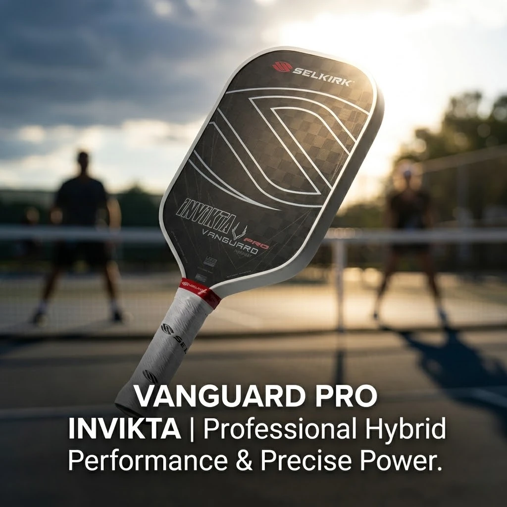 

Selkirk Vanguard Invikta 12K Raw Carbon Fiber Pickleball Paddles USAP Approved 16mm Honeycomb Core Pro High Spin Control Racket