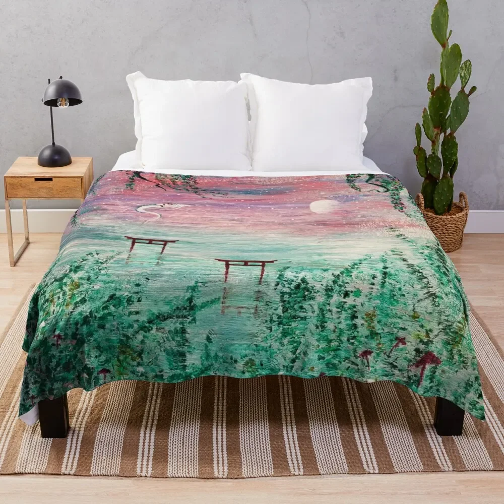 

Haku Dragon River Spirit Throw Blanket Sofa Plaid on the sofa Soft Blankets