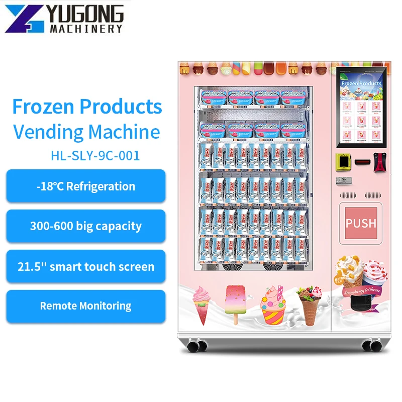 YG -18C Frozen Food Ice Lollies Vending Machine Popsicle Vending Machine Ice Cone Vending Machine