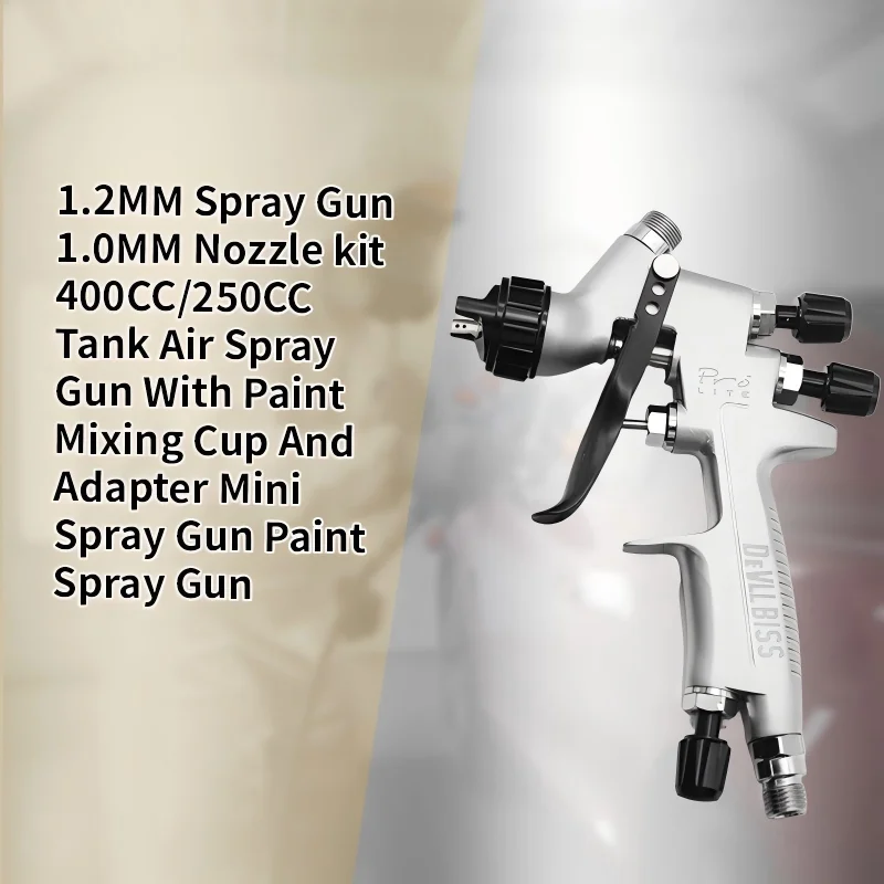 SR I Spray Gun HVLP 0.5/0.8/1.0/1.2mm Mini Sprayer Car Repair Painting Tool Coating Paint Airbrush Airless