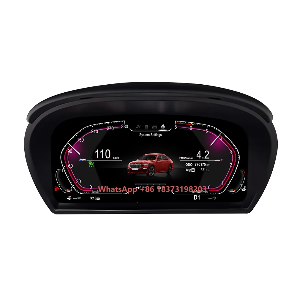 

SZLELV 12.3 Inch Lcd 1920*720p Upgrade Screen Cockpit for Bmw Z4 E89 2009-2016 Speedometer Instrument Dashboard