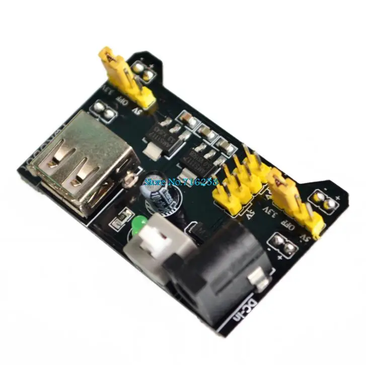 MB102 Breadboard Power Supply Module /MB102 white Breadboard Dedicated Power Module 2-way 3.3V 5V MB-102 Solderless Bread Board