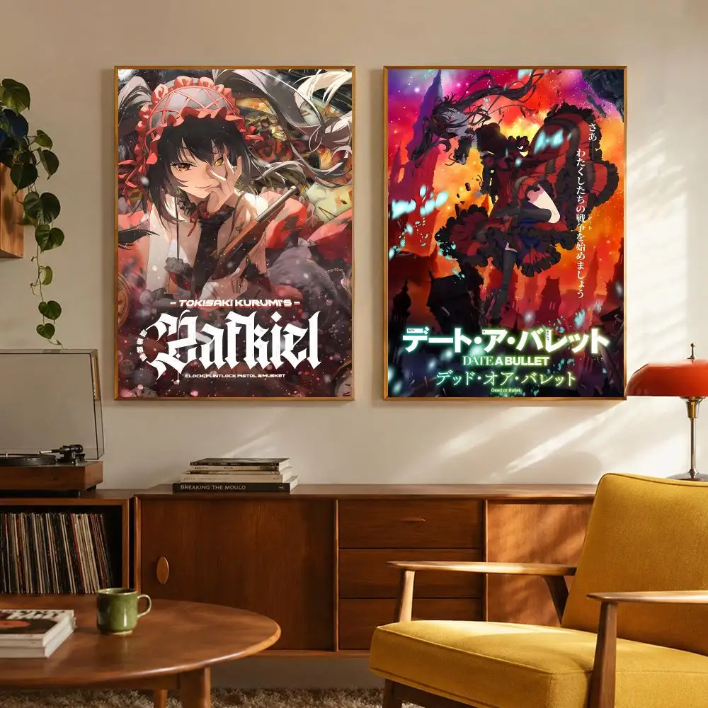 Magical D-Date A Live Poster Digital Solvent Print Waterproof PP Fade-Resistant Wall Art Room Decor Gift