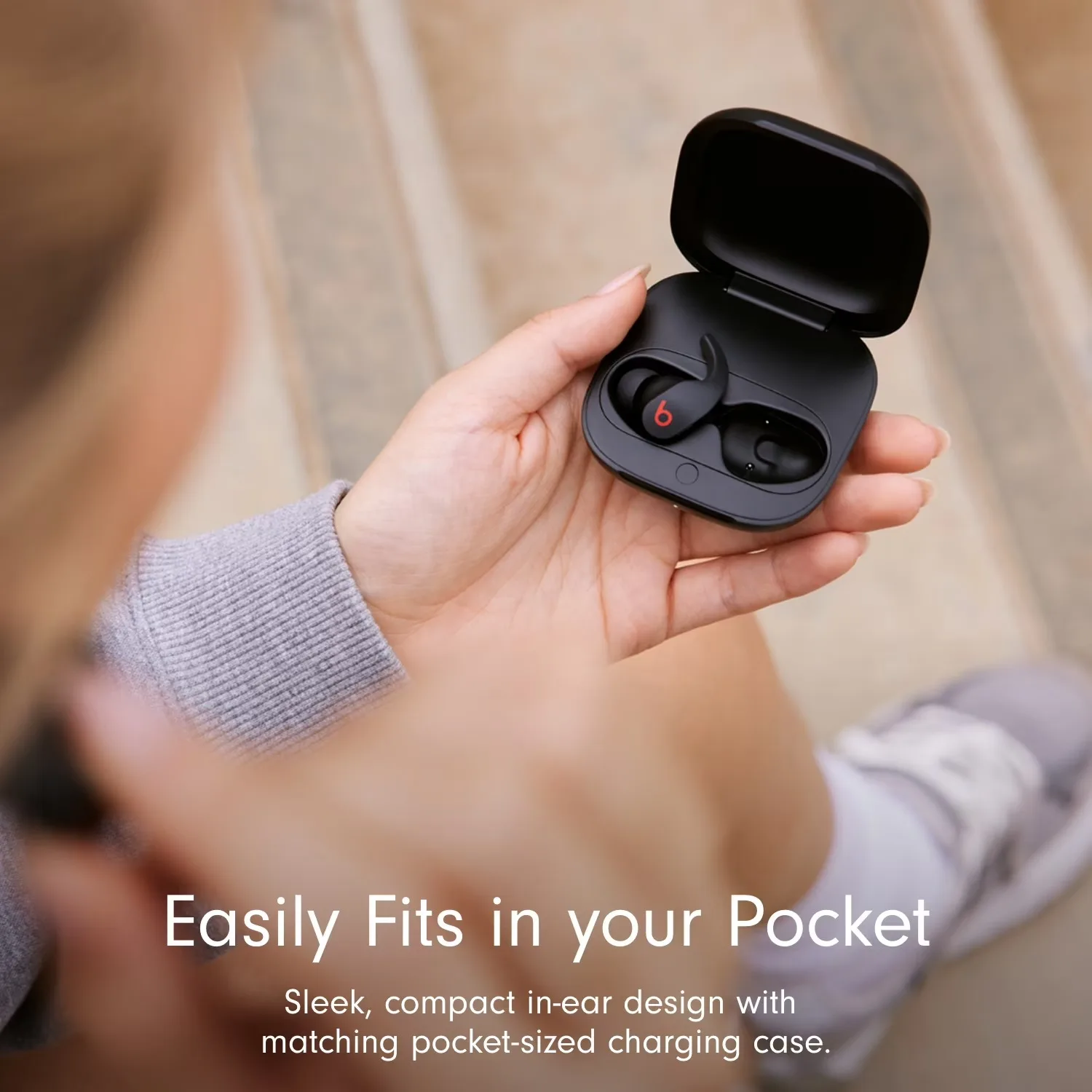 Beats Fit Pro True Wireless Earbuds, Adaptive Noise Cancelling, Transparency Mode, IPX4 Sweat Resistant, H1 Chip Apple & Android