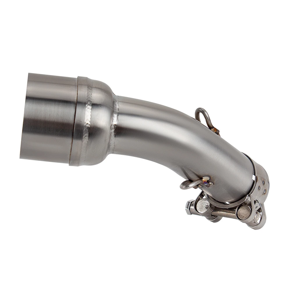 For Yamaha R3 R25 MT03 MT25 2015-2025 Motorcycle Exhaust Modify Stainless 51mm Escape Adapter Middle Link Pipe Racing Line Kit