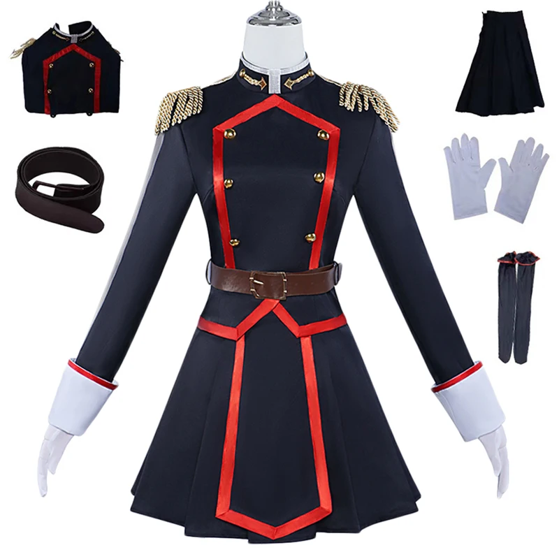 Uzen Kyoka Cosplay Anime Mato Seihei No Slave Costume Women Jacket Skirt Socks Uniform Sets Halloween Party Performance Clothes