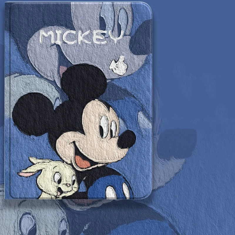 

Cute Mickey Case For Ipad 10th Generation 10.9inch Kawaii Minnie Tablet Case Pro 20/21 12.9inch mini6 Air4/5 Protective Cover