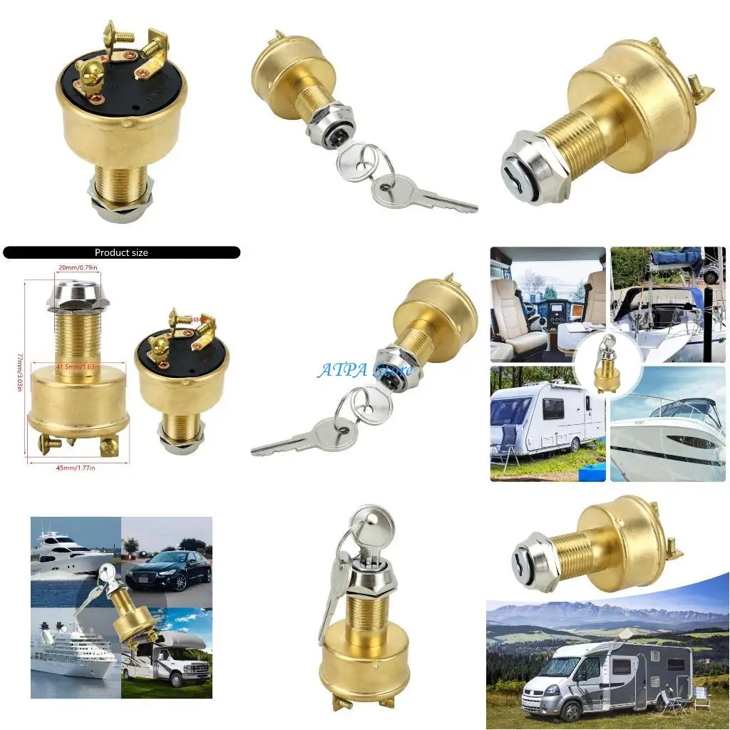 

U13C Car Three Position Power Switches Waterproof Dustproof Design Easy Installation