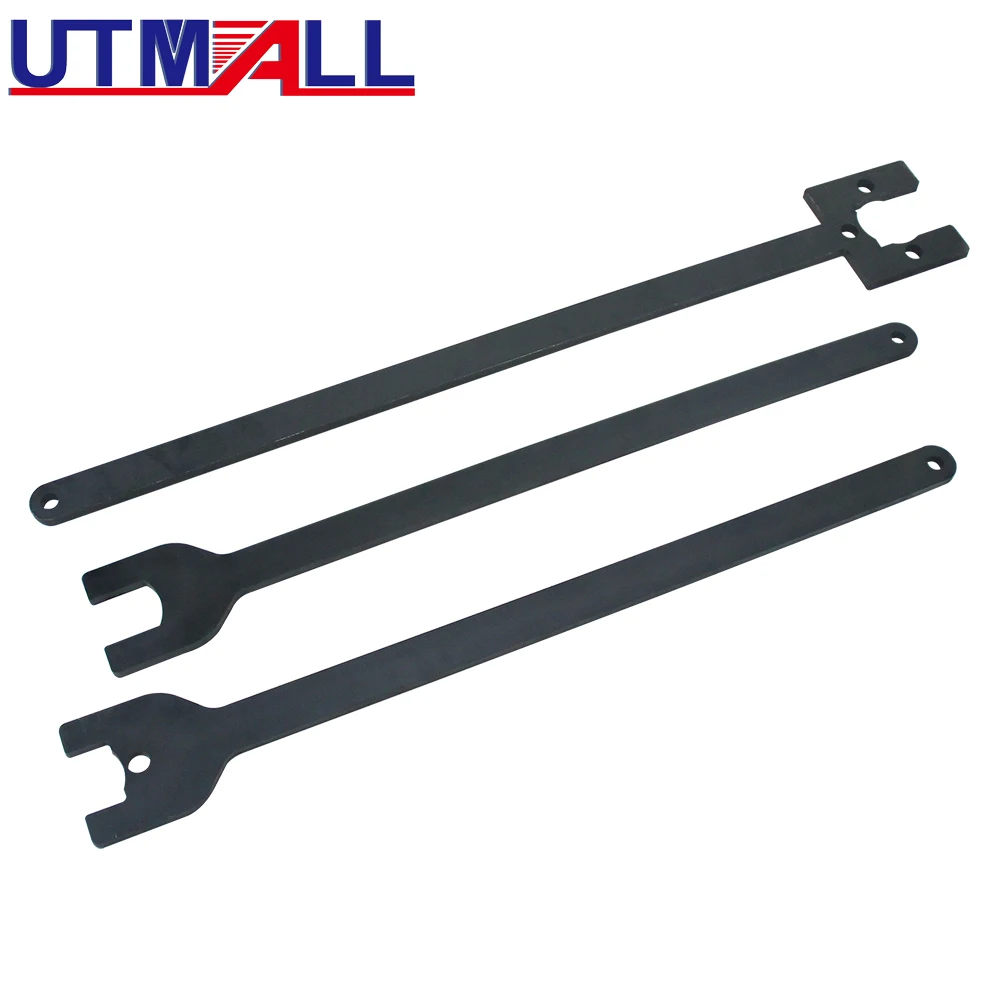 3PCS Fan Kupplung Mutter Schlüssel Wasserpumpe Halter Removal Tool Kit Für Land Rover Discovery 3 4 Jaguar