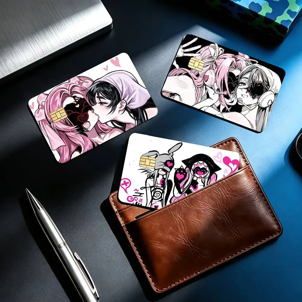 Anime Z-Zombie Stage ALNST Mizi Sua 4pcs 1Set Card Stickers Small Waterproof Chip 4PCS Card Sticker Anti-Scratch