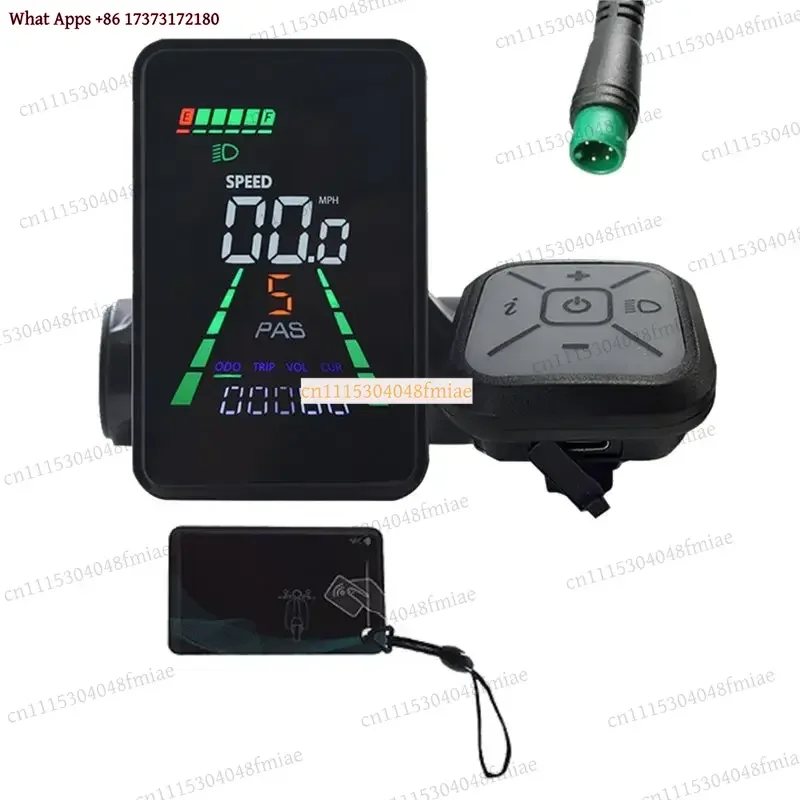 ko3 L5 Mountain E-Bike LCD Display Meter UART 24V 36V 48V 60V Type-C Electric Scooter Speedometer 5PIN