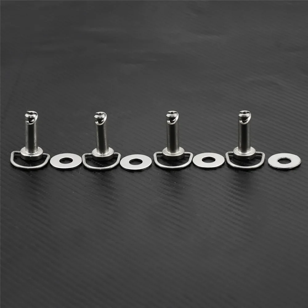 Motorcycle Hard Saddlebag Fasteners Mounting Pin Stud Bolts For Harley Touring Softail Road King Electra Street Glide FLHX FLHR