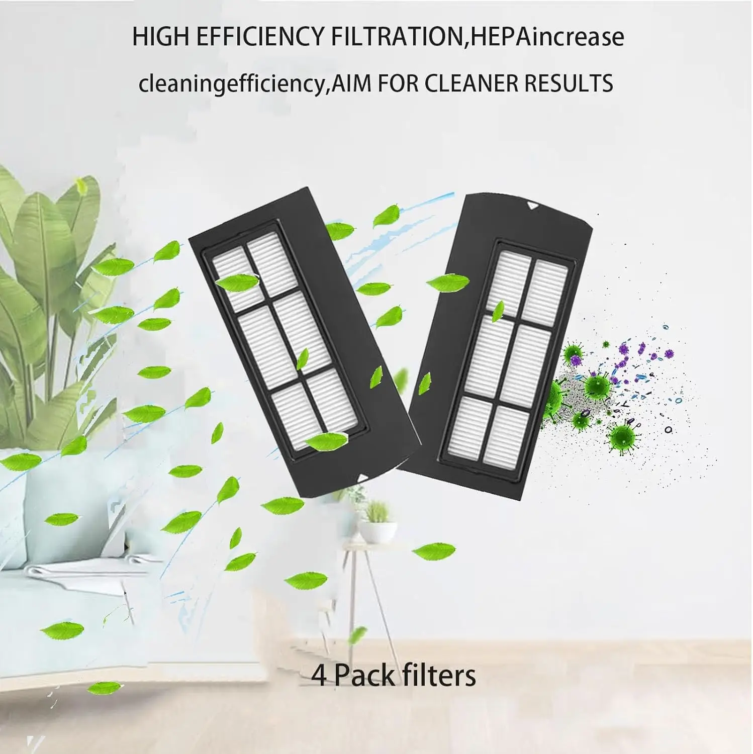 مجموعة بديلة لـ Eufy X9 Pro جهاز آلي لتنظيف الأتربة قطع غيار الفرشاة الرئيسية فرشاة جانبية فلتر HEPA ممسحة قماش الملحقات