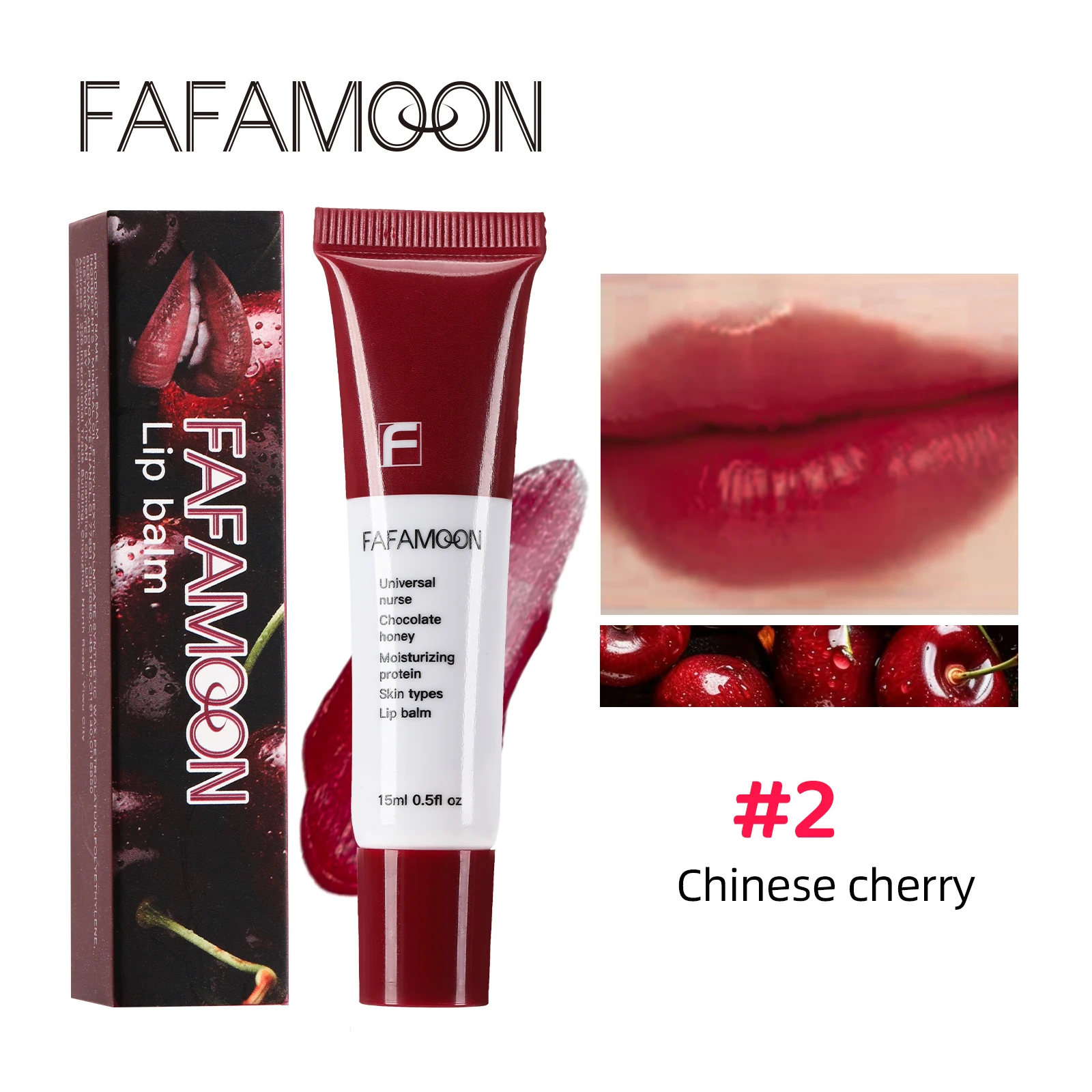 FAFAMOON 4 色リップグレーズリップクリーム保湿唇保湿と栄養リップケアエッセンス雌鹿唇フルーツリップグレーズ
