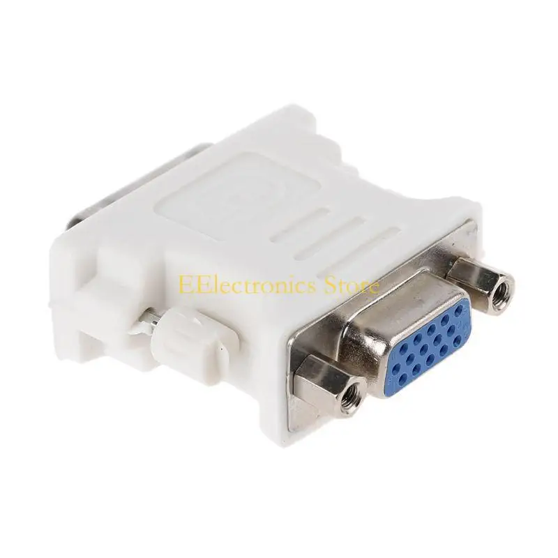 B03C DVI D to VGA Adapter Male to VGA 15Pin Female Adapter Converter for Computer PC Host Laptop Graphics Card Projector