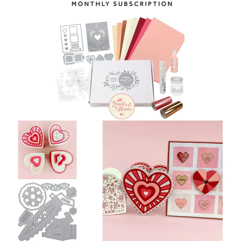 Monthly Subscription Tricycle Metal Cutting Dies Slimline Essentials Scrap Booking Card Stencil Cut Die for DIY Handmade Card