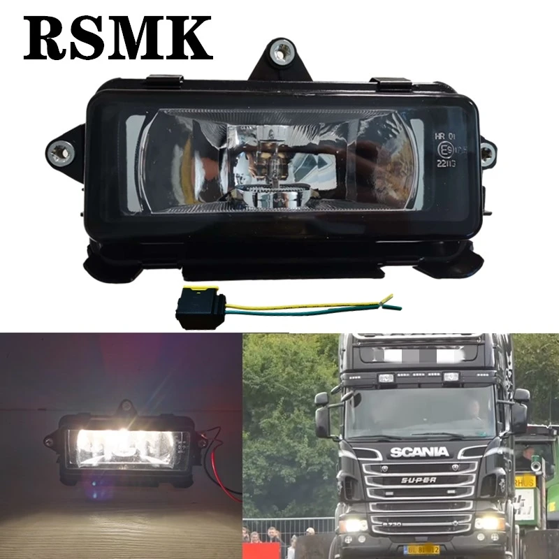 

1PC 24V Spot Lights Fit For Scania P450 R730 Truck Sunvisor Fog Lamp 2081558 2081559