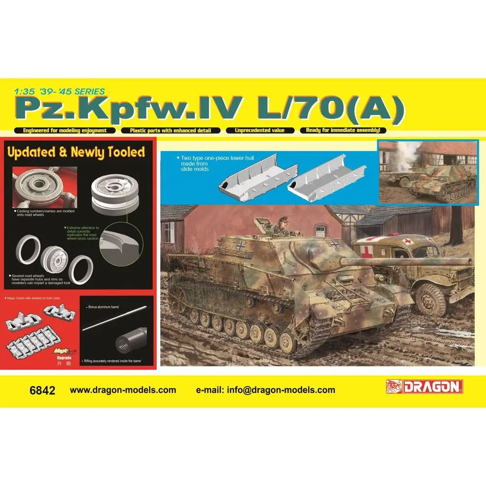 DRAGON 6842 1/35 Pz.Kpfw.IV L/70(A) - Scale Model Kit