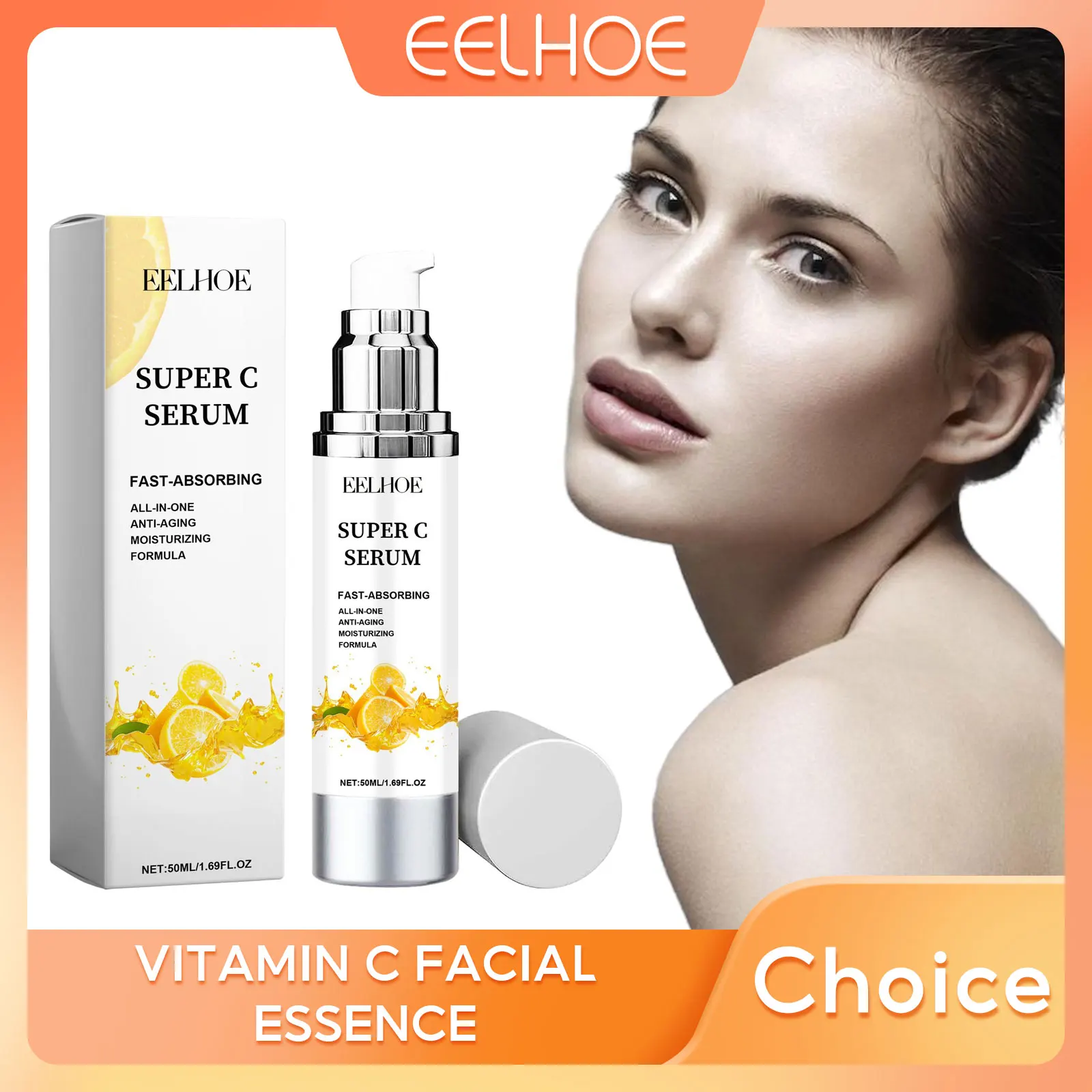 

Vitamin C Serum For Face Dark Spot Removal Niacinamide Moisturizing Brightning Shrink Pores Essence Beauty Firming Skincare 109g