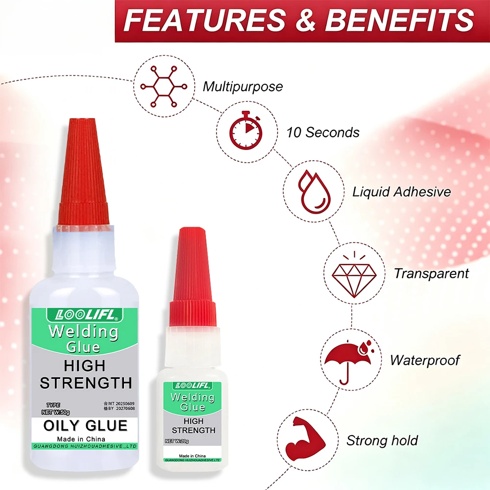 Welding High Strength Universal Super Instant Glue Stronger Than Welding Repair Adhesive for Metal  Glass  Ceramic  Plastic Wood