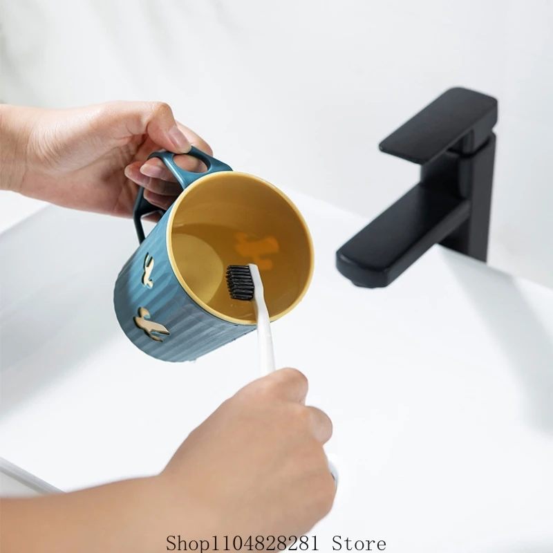 الحمام البهلوانات الصبار غسول الفم كوب البلاستيك الأسنان القدح للمنزل كوب ماء المنزل السفر حامل فرشاة الأسنان بسيط