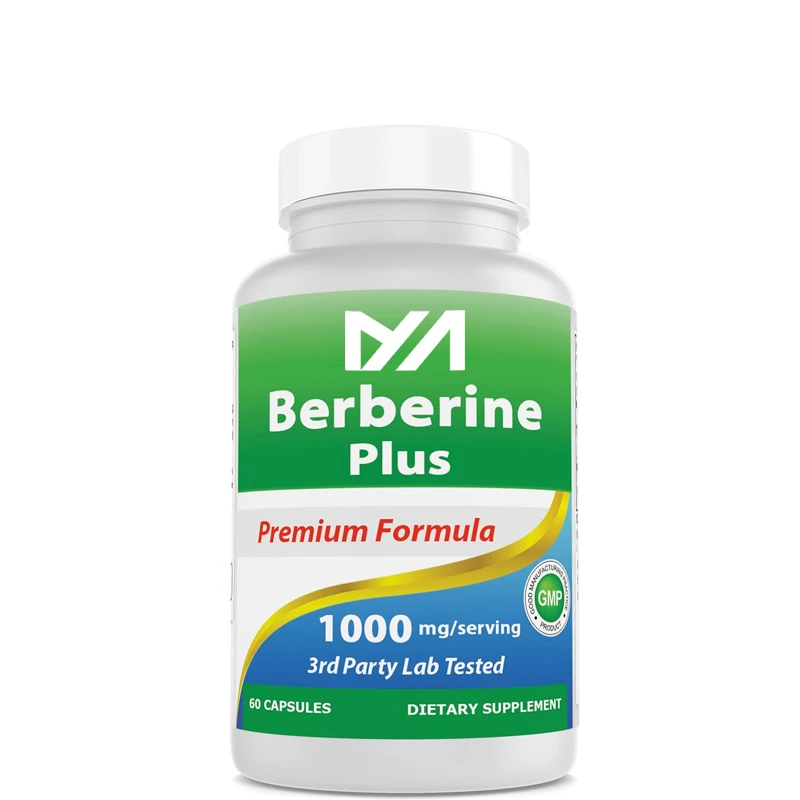 Berberine Plus - contains 1000 milligrams of erythromycin HCL, 120 milligrams of vitamin C, and 30 milligrams of zinc gluconate