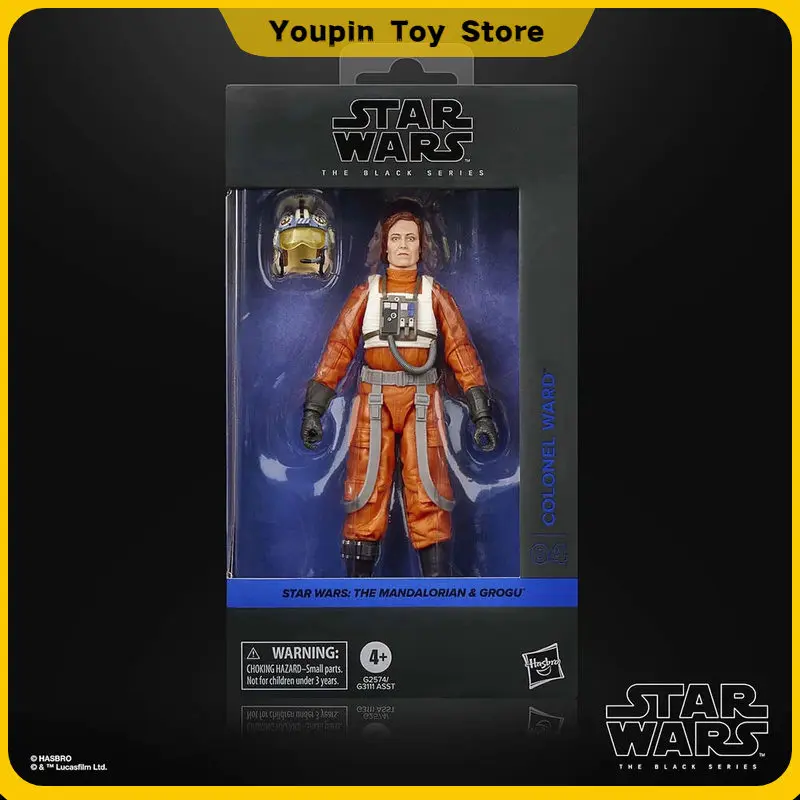 

6-Inch The Black Series Star Wars The Mandalorian & Grogu Colonel Ward Action Figure Collect Model Movable Joints Toy Decor Gift