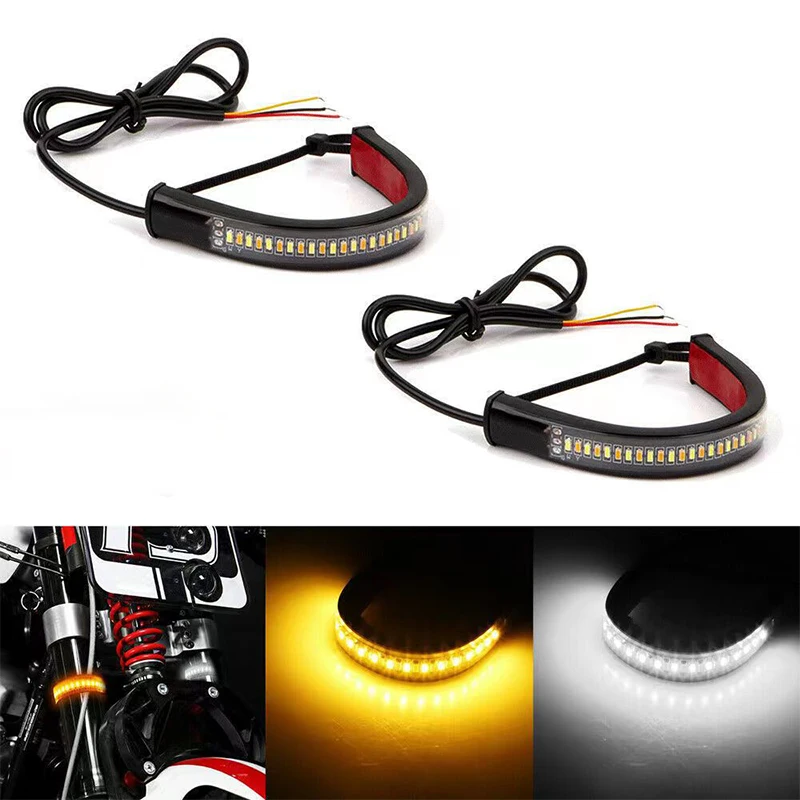 أضواء إشارة انعطاف للدراجات النارية ، شرائط ليد ، درل ، كهرمان ، موتو فلاشر أبيض ، مصباح شوكي بحلقة ليد ، وامض وامض ، جري ، 1: 50: 1