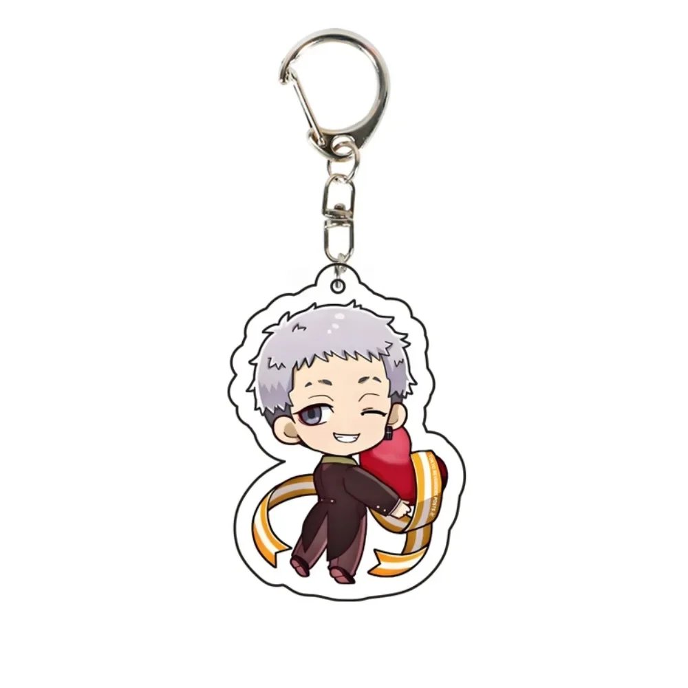 Tokyo Revengers Acrylic Stand Key Chain, Anime Figure, Manjiro, Ken, Takemichi, Hinata, Atsushi, Gold and Jade, Ver, Each Other