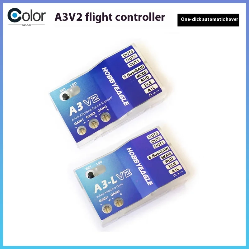 

Used For Rc Radio-Controlled Aircraft Fixed Wing Helicopter 3-Axis Gyro A3 V2 Controller Stabilizer One Key Automatic Hover