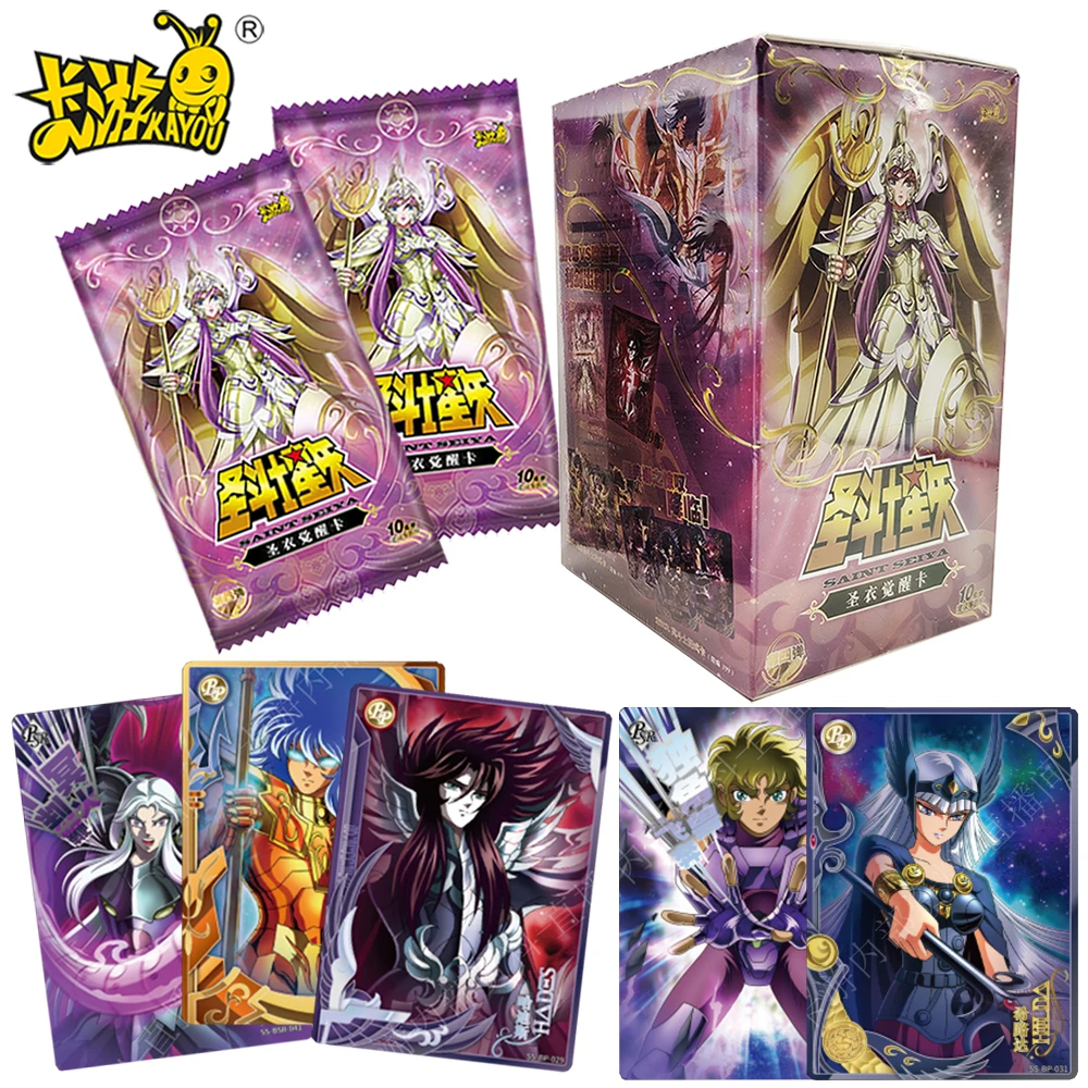 

New Genuine Kayou Saint Seiya Collection Cards Children's Favorite Fantasy Anime Creative Rare Skill Move Series Card Fun Toys