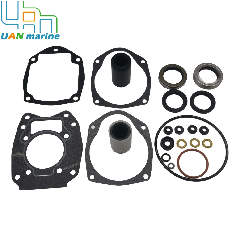 Lower Units Gearcase Seal Kit for Mercury Mariner 30 40 45 50 55 60 65 70 75 80 90 100 110 115120 125hp Outboard 26-43035A4