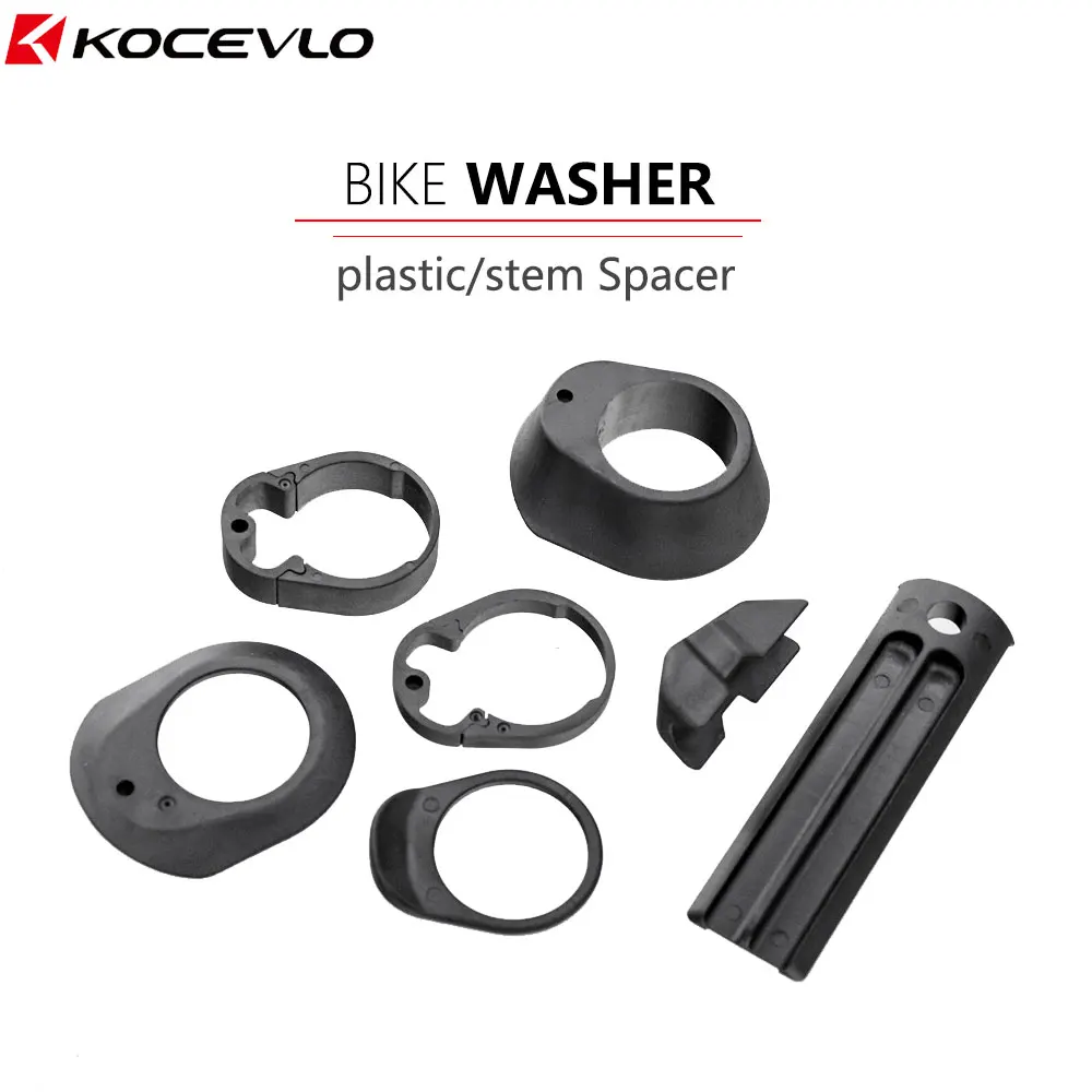 Kocevlo Bike Clamp Plastic Mountain Bike Clamp Seatpost Bicycle Clamp Stem Washer Bicycle Washer Spacer