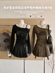 Fall Winter Women Shoujo Crop Top Kawaii Halter Top Y2k Streetwear Coquette 2000s Bustier Hot Sexy Mori Girl Cyber Punk Gothic