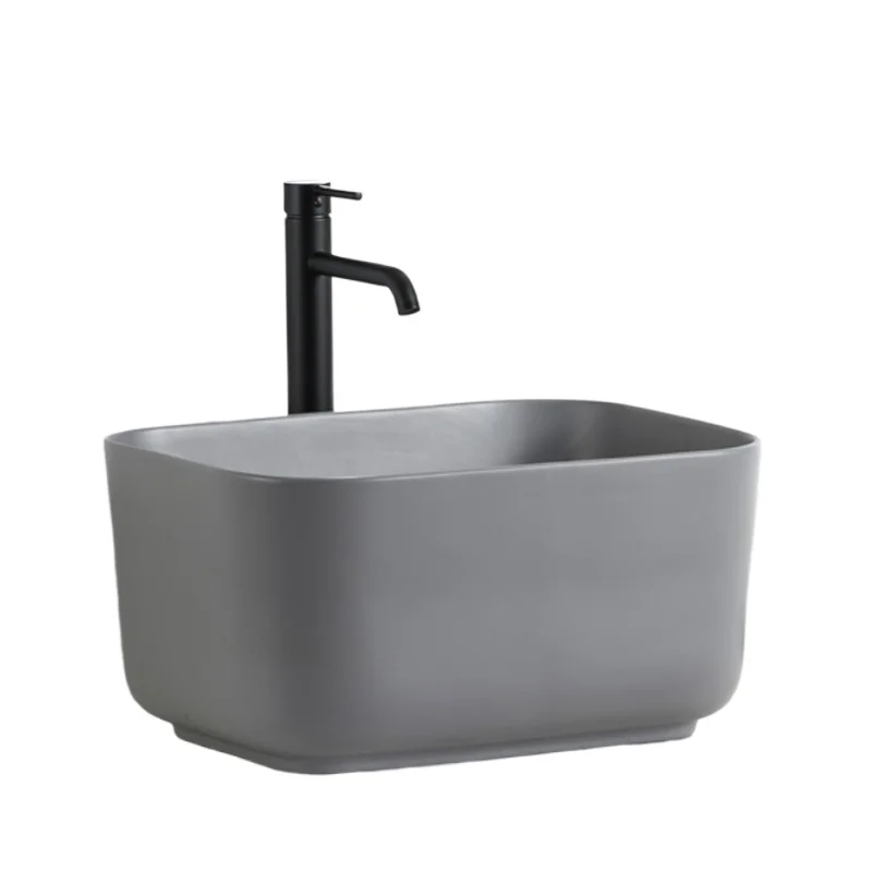 

Брызгозащищенная стиральная станция Цементный ясень с одной канавкой на высокой платформе Дизайн сверхбольшой промышленный ветровой глубокой канавкой