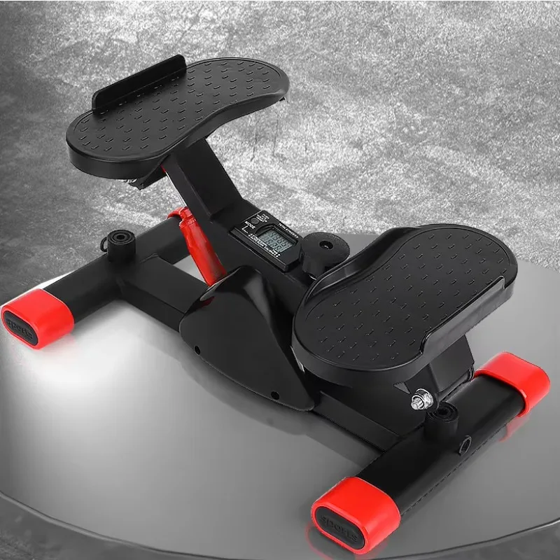 آلة تسلق اللياقة البدنية LCD المعدنية للاستخدام المنزلي - ستيبر صغير لالتواء وتخسيس القلب وتتسابق التقدم