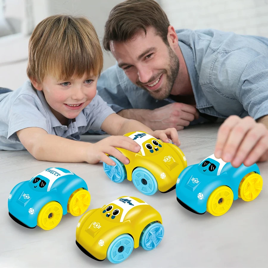 2-in-1 Amphibious Clockwork Car Toy, Kids Bath Water & Land Play Vehicle, Cartoon Wind-Up Toy for Toddlers