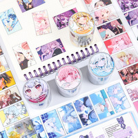 1 Roll Anime Character Themed Adhesive Tape, Popular Anime Images & Strong Stickiness, Ideal for DIY Handicrafts