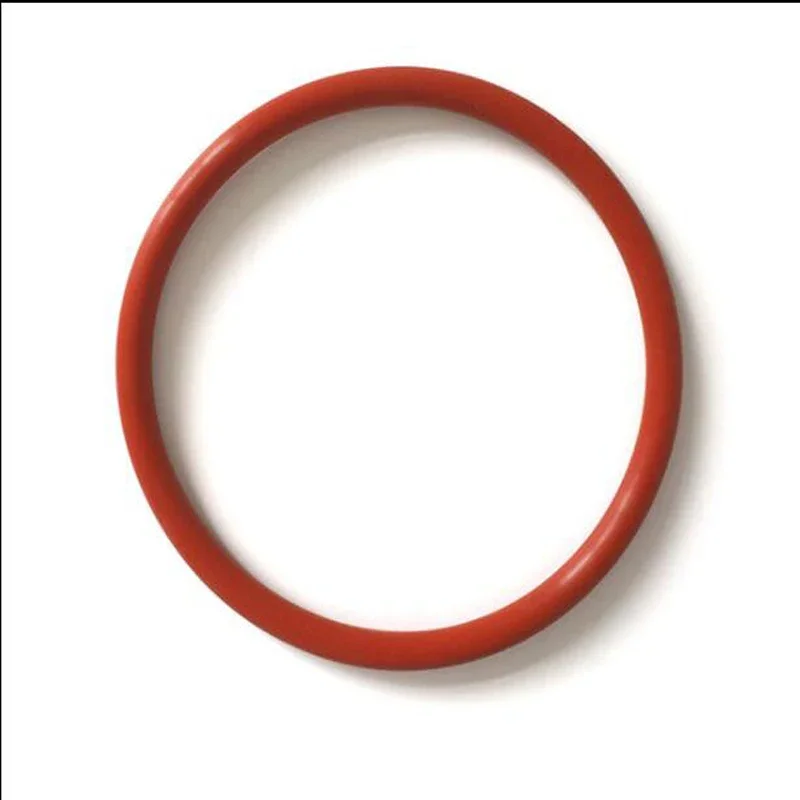 1/10/20/30 pièces CS 4mm OD 12-80mm joint torique rouge en Silicone de qualité alimentaire joint torique joint d'étanchéité résistant à la Corrosion, à l'usure et aux hautes températures
