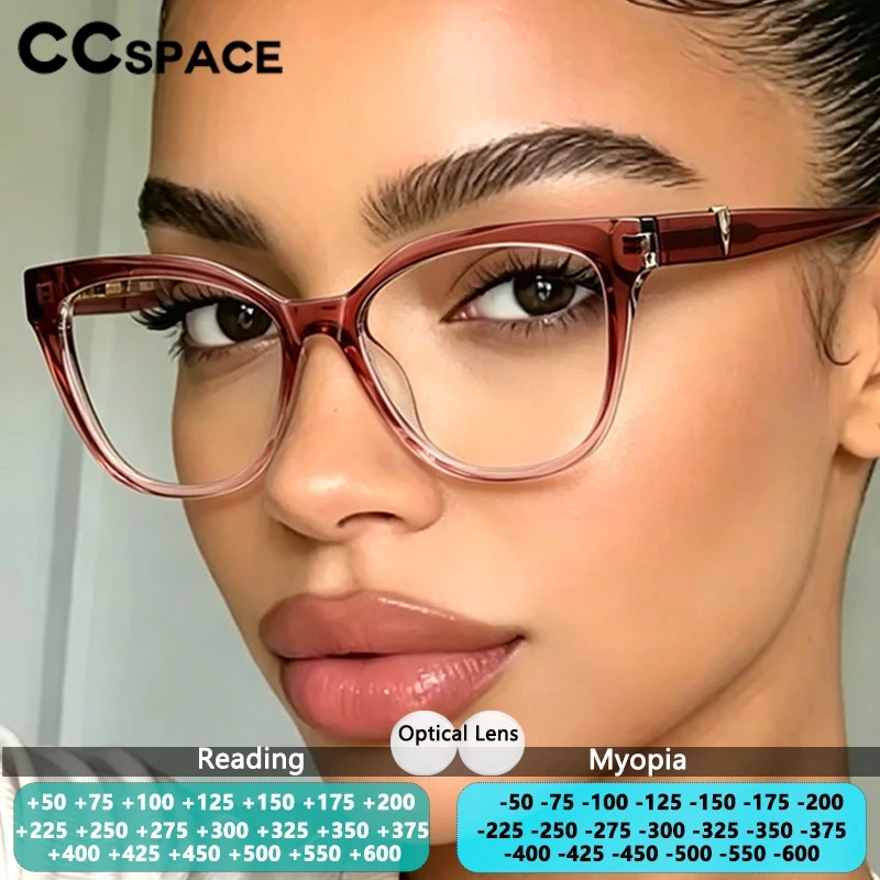 New New Large Size Prescription Glasses Women Luxury Diamond Inlaid Gradient Eyeglass Frame Women's Reading Glasses Optical Lenses - Aliexpress Deal