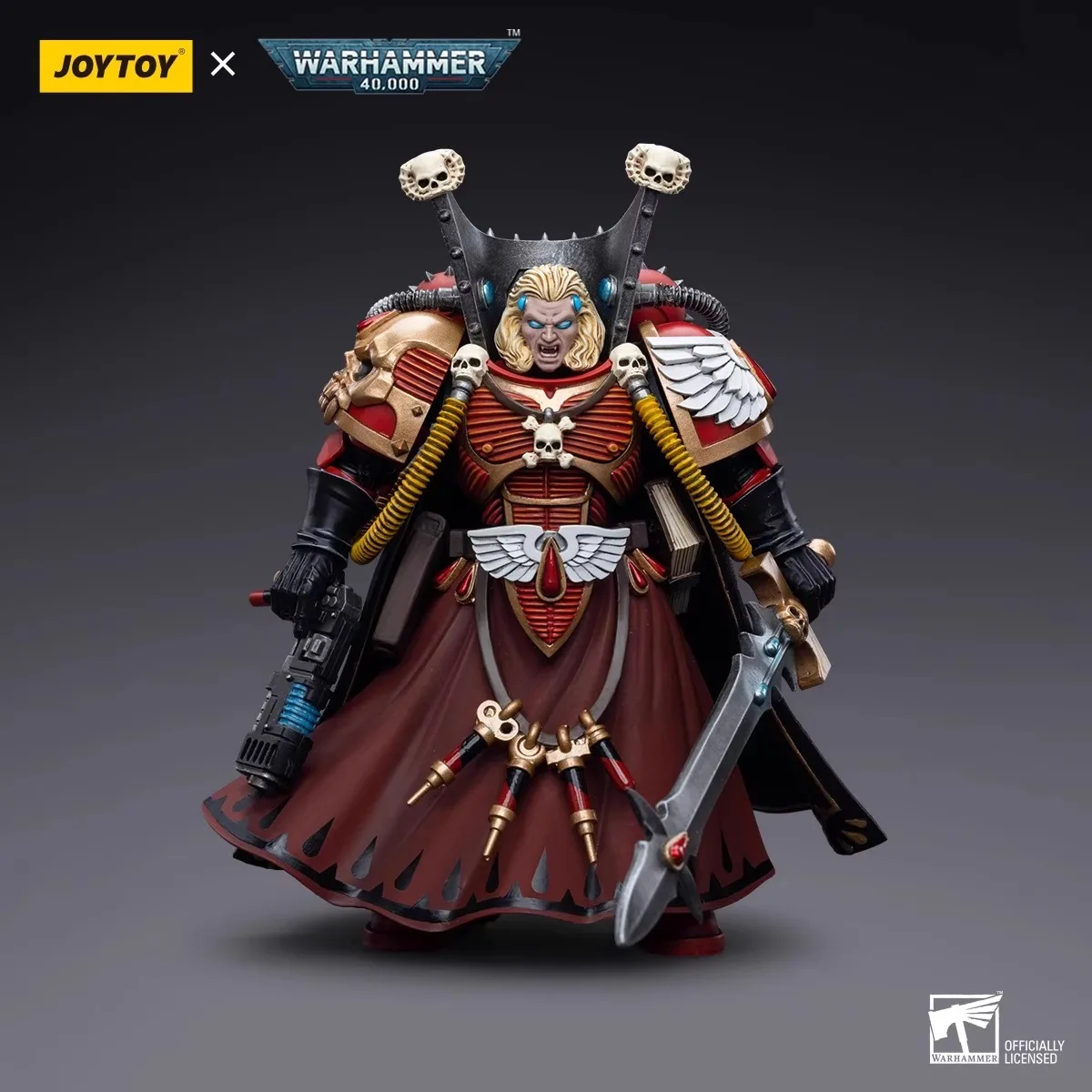 

JOYTOY Warhammer 40k 1/18 Action Figure Blood Angels Mephiston Model Toy Boy Gifts 3.75inch