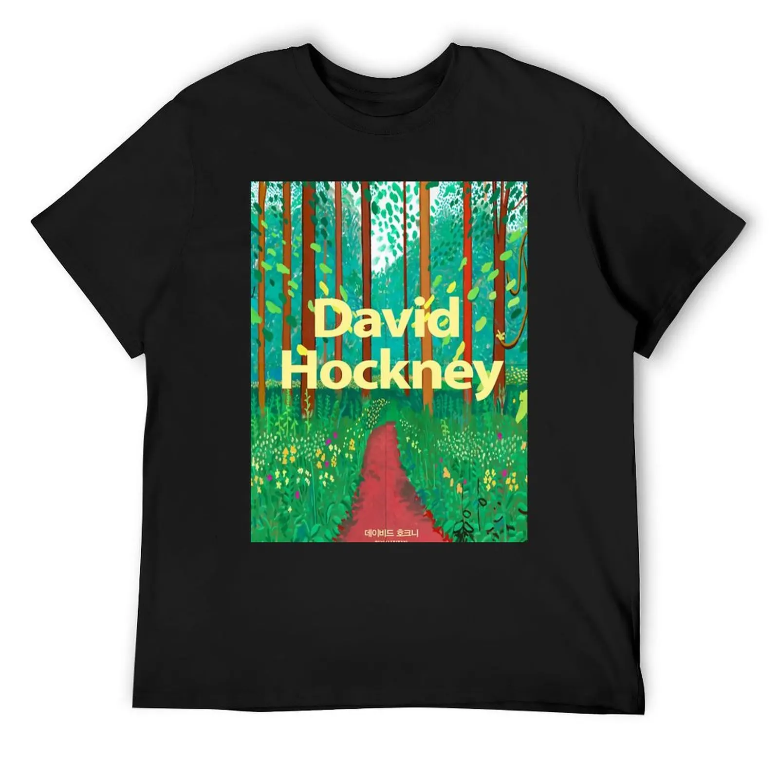 

David Hockney Exhibition Art Classic T-Shirt vintage anime shirt customs graphic tee shirt luxury clothes men