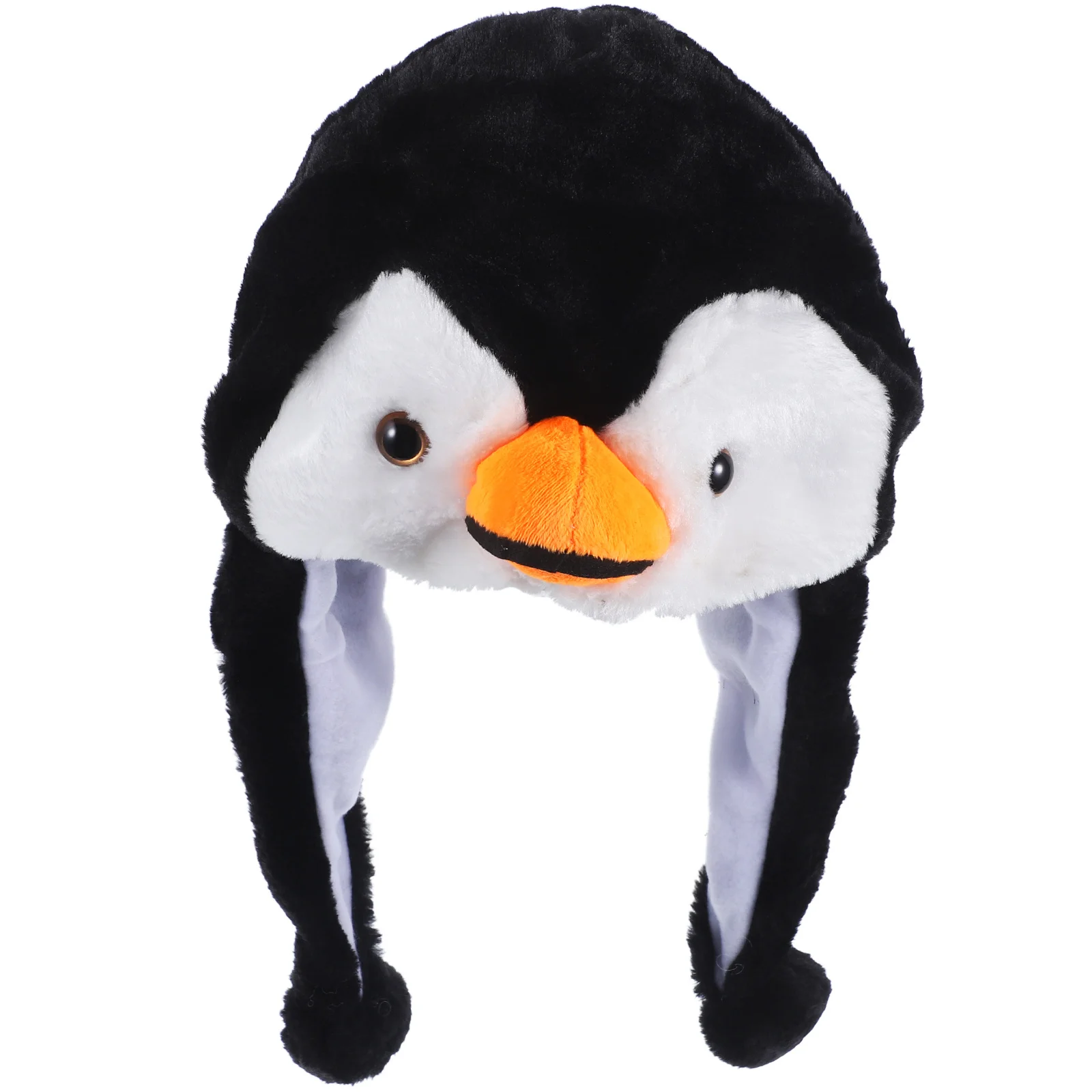 Animal Hat Winter Style One Size Fits Most Cute Penguin Headwear Cartoon Earflap Hood Carnival Cosplay Performance Party