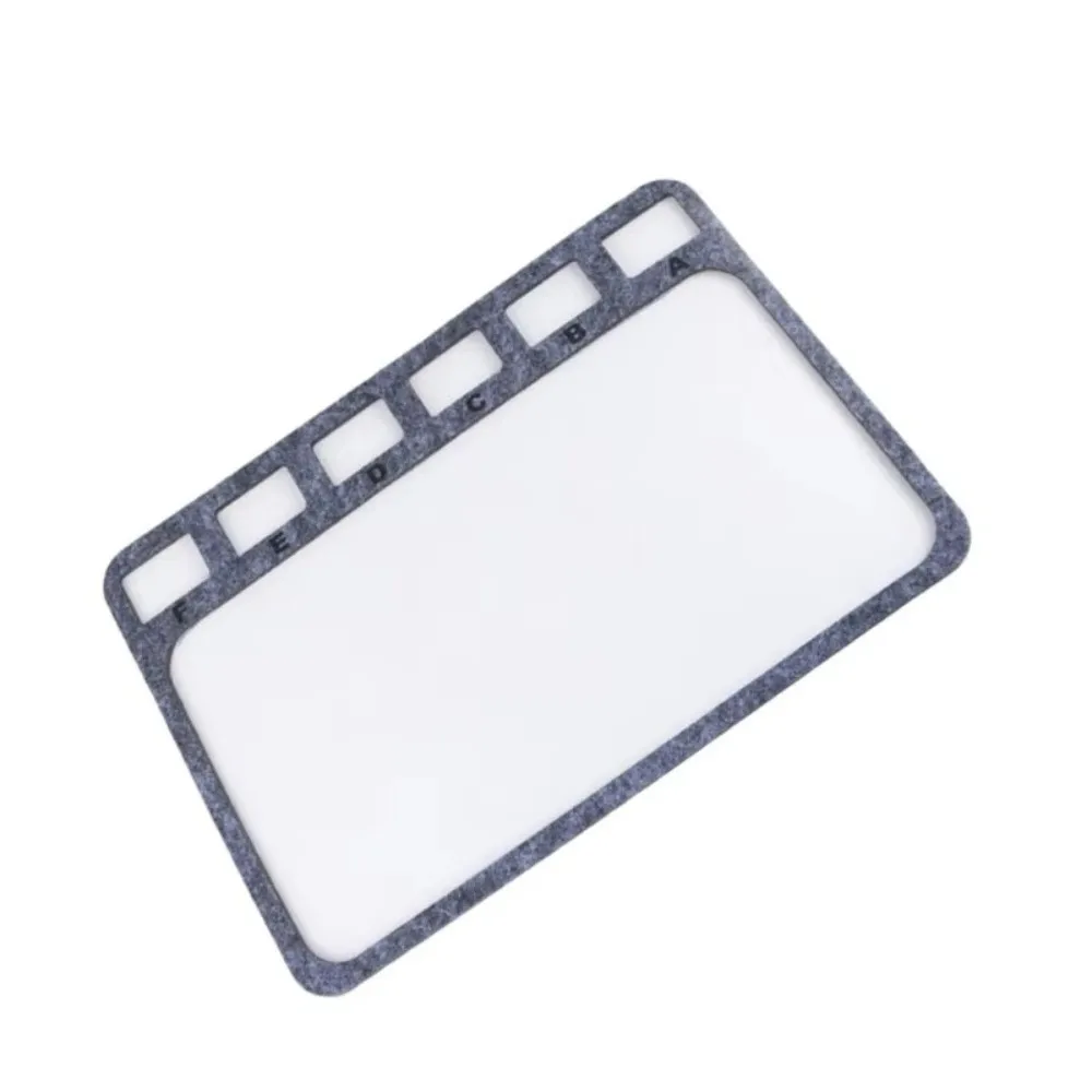Felt Felt Beading Tray Felt Surfaces Measurement Markings Beadwork Design Tray Nonslip Alphabetic Scale Beading Crafting Mats