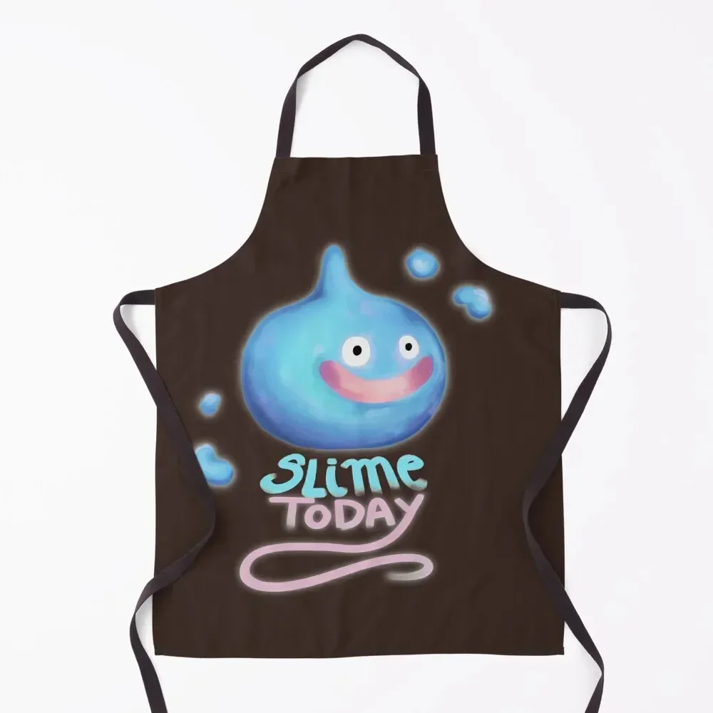 

Slime Today Limo Dragon Quest Fan art Apron Kitchen Things Men'ss Kitchen Things And For Home Apron