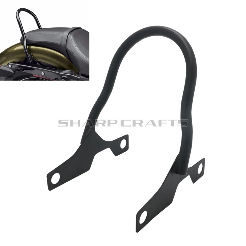 Motorcycle Shorter Passenger Backrest Frame Sissy Bar For Harley Sportster Forty Eight XL1200 XL883 Iron Custom Low Nightster