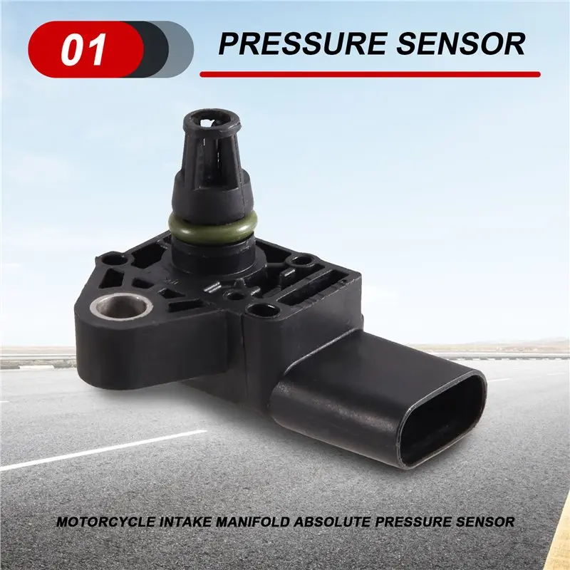 ABXN-Intake Manifold Pressure Sensor F01R00E077 For CFMOTO 400NK 650NK 450SR 800NK 2016-2025 Motorcycle Absolute Pressure