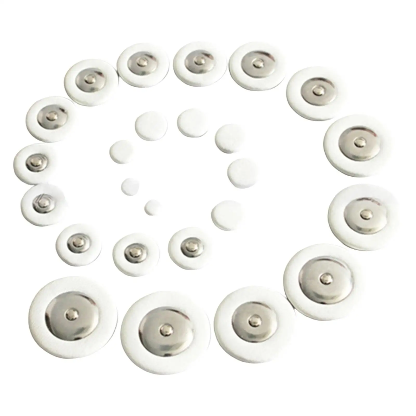 

25 Pieces Alto Sax Pads Set Practical Multi Size Lightweight Durability Professional Alto Saxophone Pads Accessory Replacement